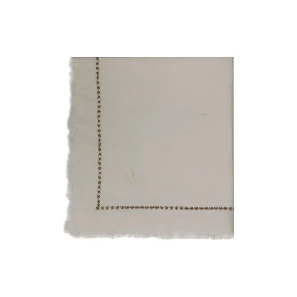 TONE KROKEN BLANC DUK - HVIT / BEIGE - 2 STR.