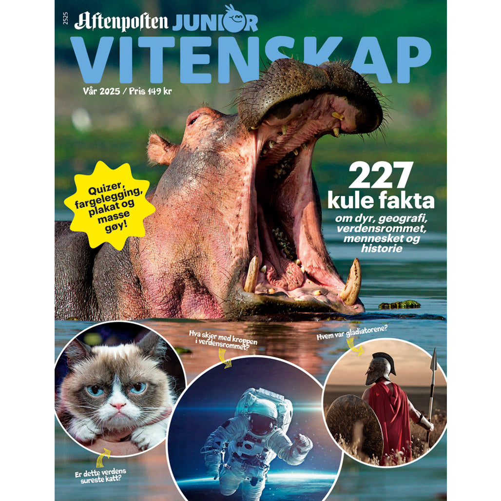AFTENPOSTEN JUNIOR VITENSKAP NUMMER 2 - 2025