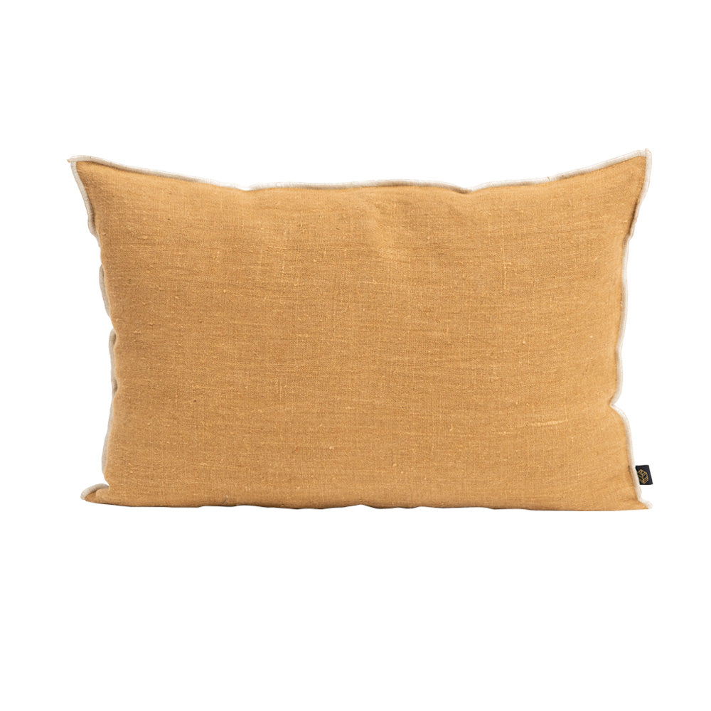 CHENNAI 100 % LIN PUTETREKK 40x60 CM- TABAC