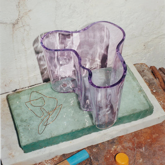 AALTO VASE 160 MM - AMETHYST