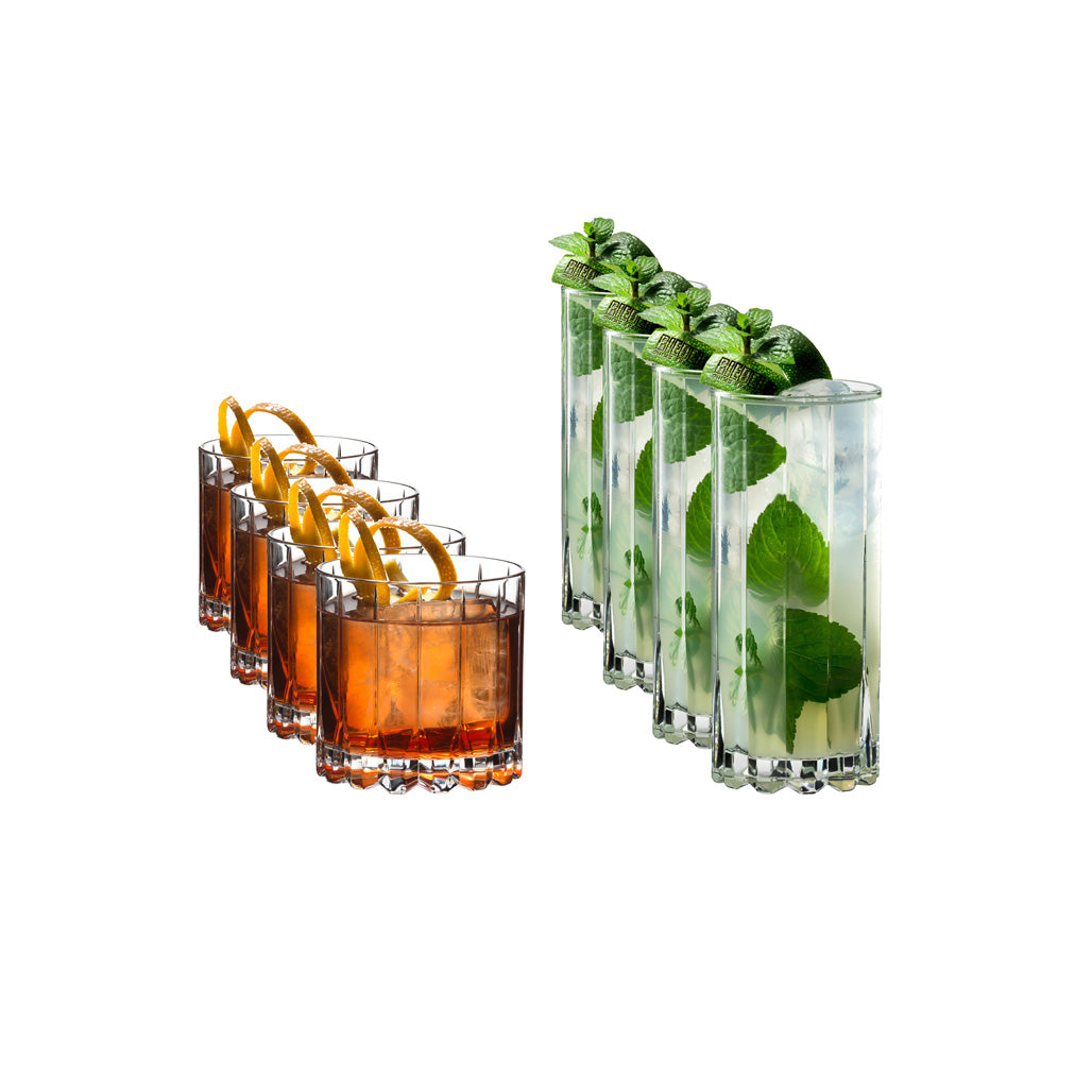DRINK SPECIFIC - ROCKS & HIGHBALL SET -  8-STK