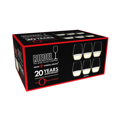 O WINE TUMBLER-SERIEN RIESLING/ZINFANDEL-  6 STK.. - 20-ÅRSJUBILEUM