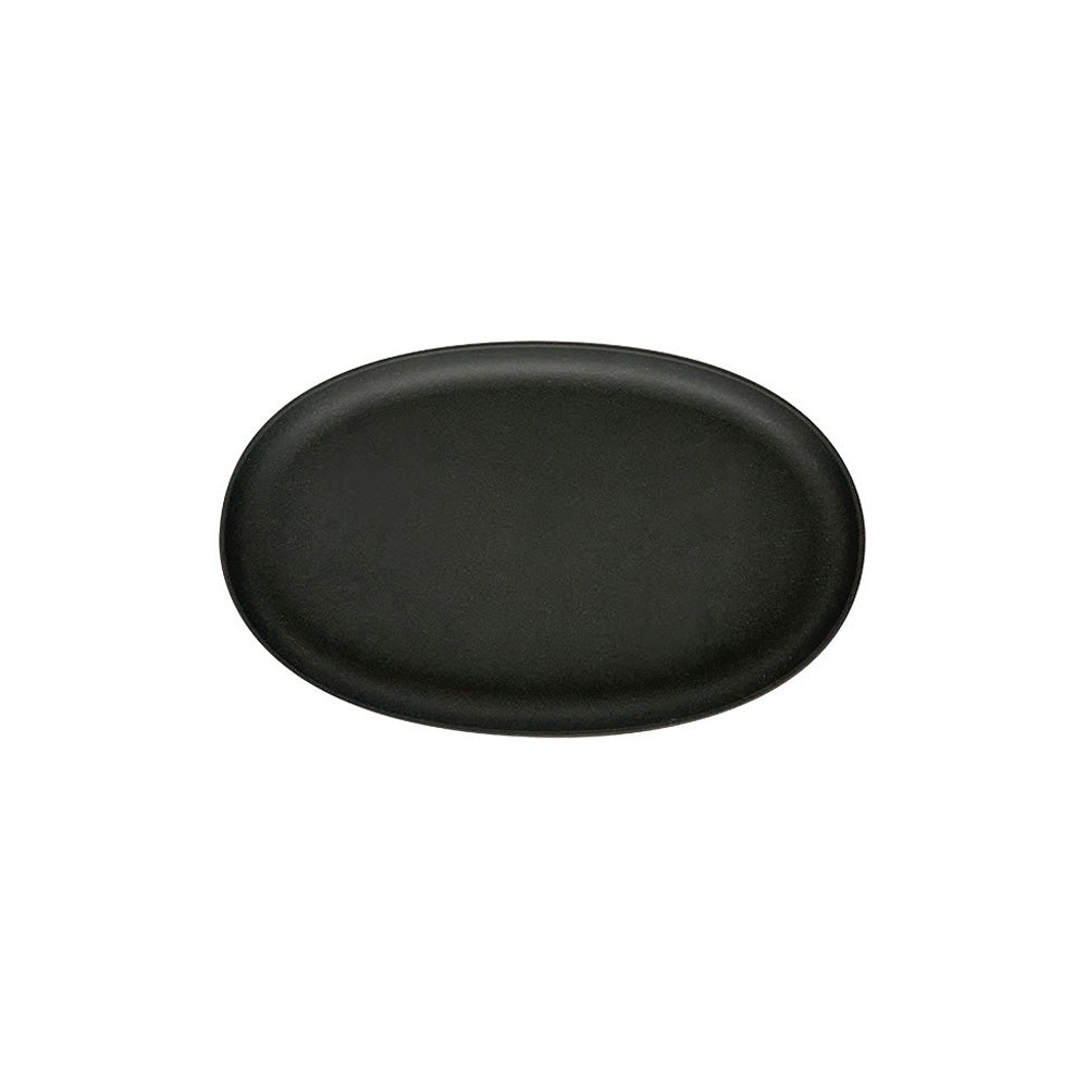 OVAL POTTE + UNDERSKÅL 19L - SVART