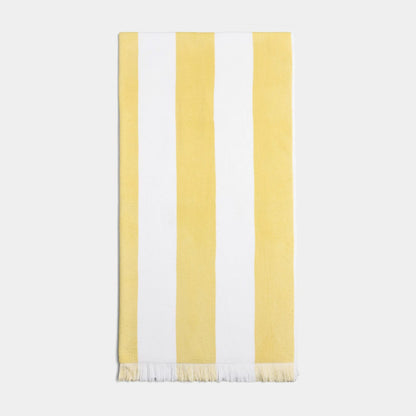 HAOMY PORTO STRANDHÅNDKLE 90x170  CM - PAILLE/GUL