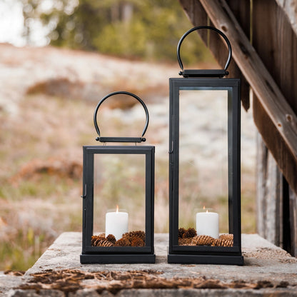 HALVOR BAKKE MARMI LANTERNE STÅL - SVART - H36 CM