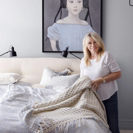 TONE KROKEN CLEMENCE PLEDD - 130x170 CM. - 2 FARGER