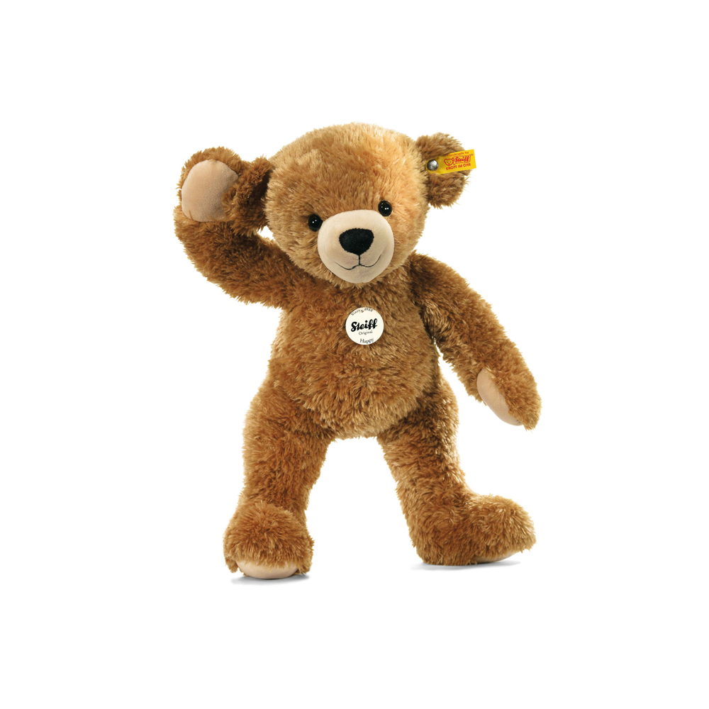 HAPPY TEDDY BEAR LYSEBRUN 28 CM A kortet nettbutikk