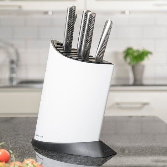 GKB-52/CW GLOBAL KNIVBLOKK HVIT 9+1