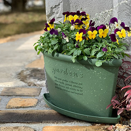 GARDEN - HJØRNEPOTTE 3 LITER - GRØNN