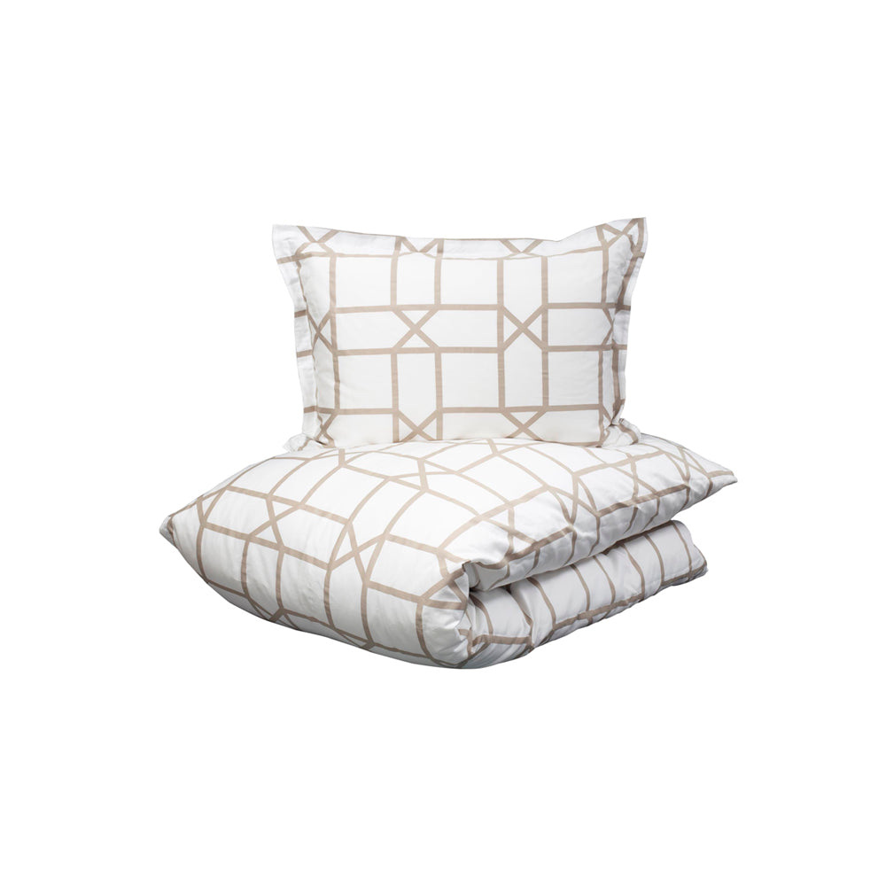RAFFLES SENGESETT - BEIGE / PURE CASHMERE- 3 STR.
