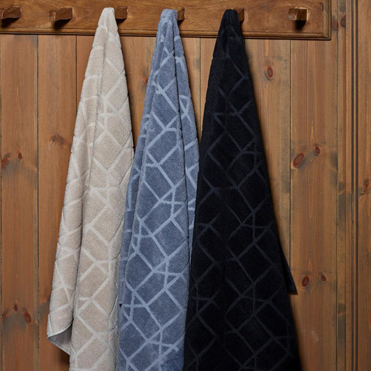 RAFFLES HÅNDKLE  BLÅ / VINTAGE INDIGO - 2 STR.