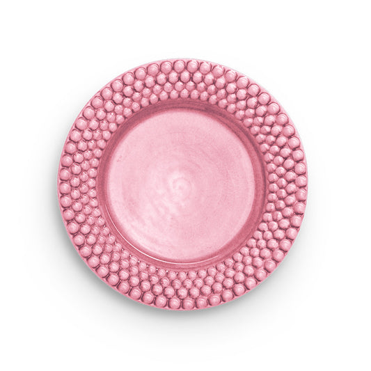 BUBBLES RUND TALLERKEN 28 CM - ROSA