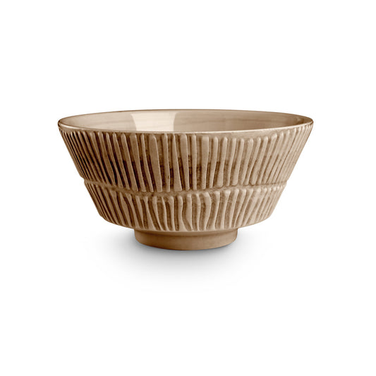 STRIPES BOWL 15 CM / 60 CL- CINNAMON