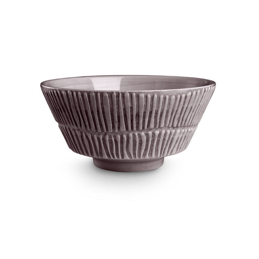 STRIPES BOWL 15 CM / 60 CL- PLOMME
