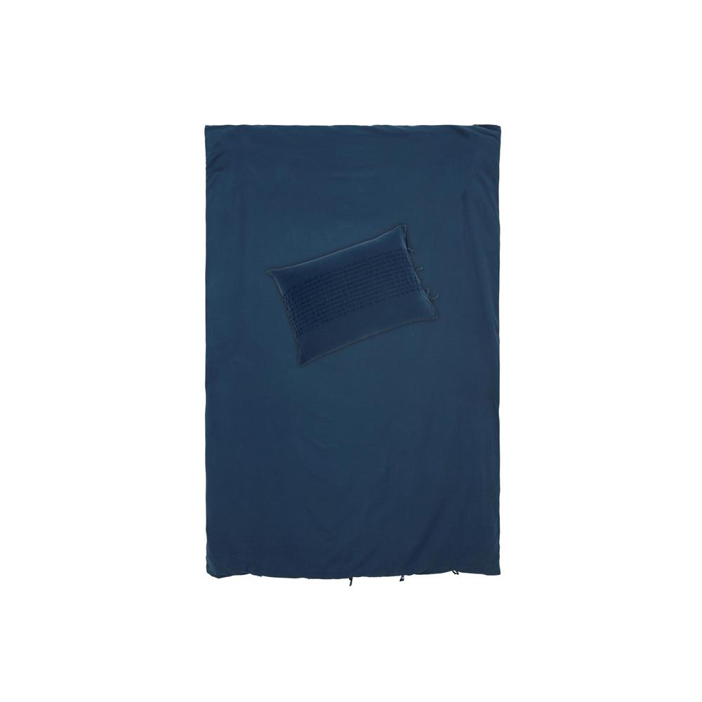 TULUM AZUL SENGESETT 140x220/50x70 DEEP BLUE