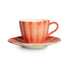 OYSTER KOPP M/TALLERKEN 25 CL - ORANSJE