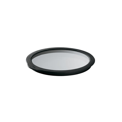 GLASSLOKK KLAR/SORT - 16 CM