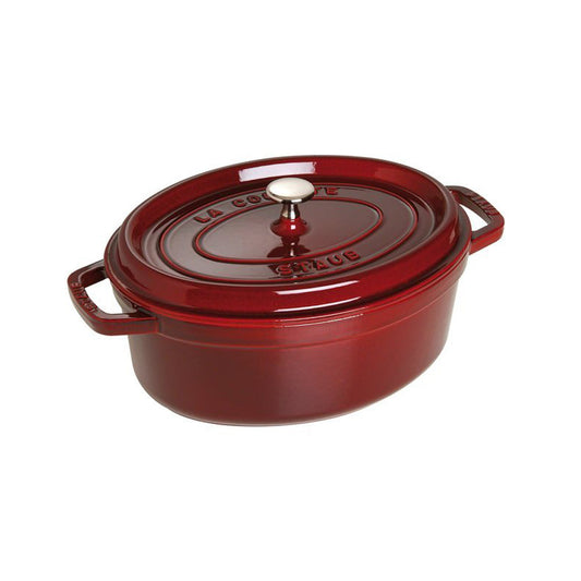 OVAL STØPEJERNSGRYTE 29 CM / 4.2 L - GRENADINE