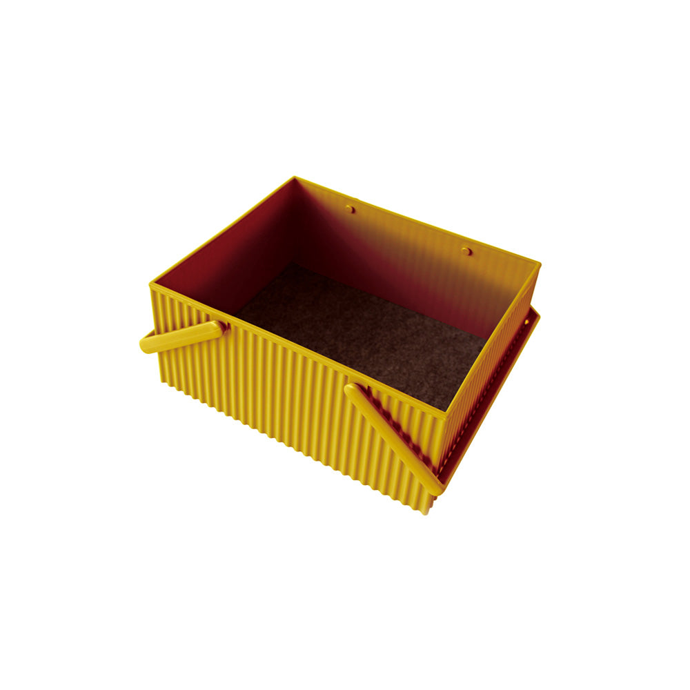 OMNIOFFRE OPPBEVARINGSBOKS - MUSTARD - 3 STR.