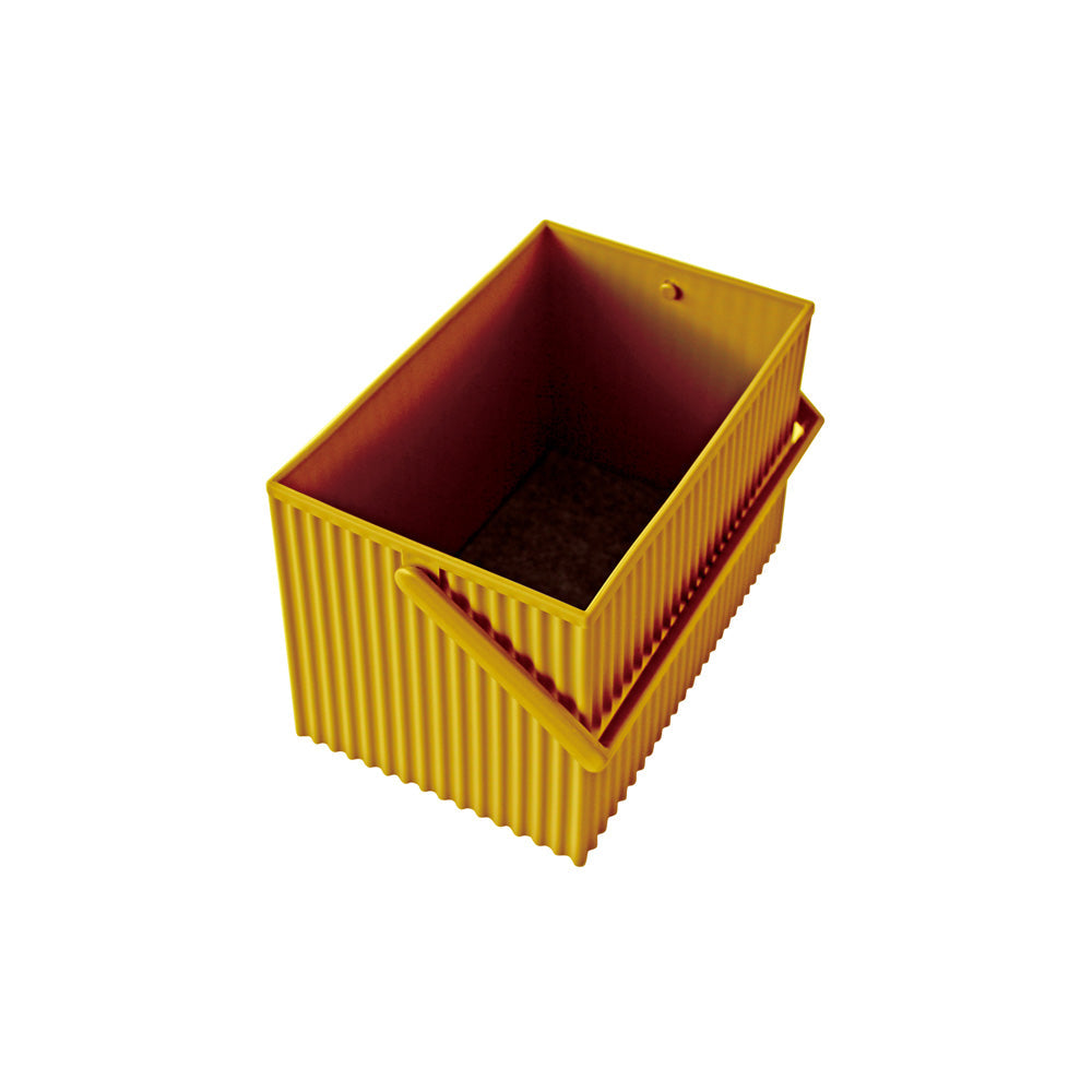 OMNIOFFRE OPPBEVARINGSBOKS - MUSTARD - 3 STR.